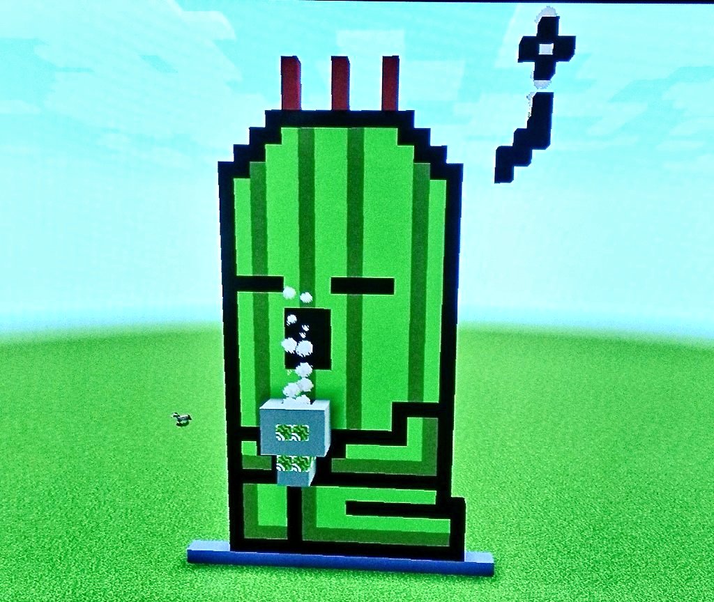 おるゆ マイクラでつくってみたパート5 お茶でのほほんサボテンダー Minecraft マイクラ ファイナルファンタジー サボテンダー つくってみた T Co Fpwsyhuw03 Twitter