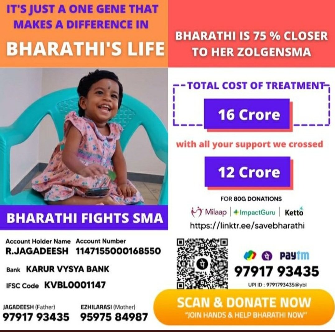 varshin43070215's tweet image. Praying for her speedy recovery 
A little help would save her🙏

#TimeToSaveBHARATHI
