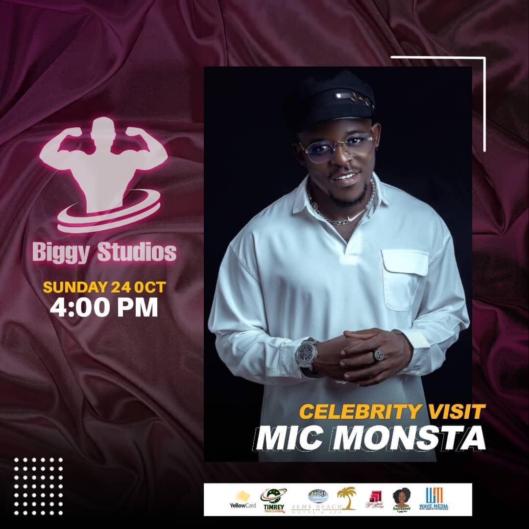 biggystudios's tweet photo. We have got a guest in the mansion TODAY!! @IamMicMonsta will visit the local lokito's at 4 pm. 
Stay tuned
#biggy2021 https://t.co/pGC8nX50FG