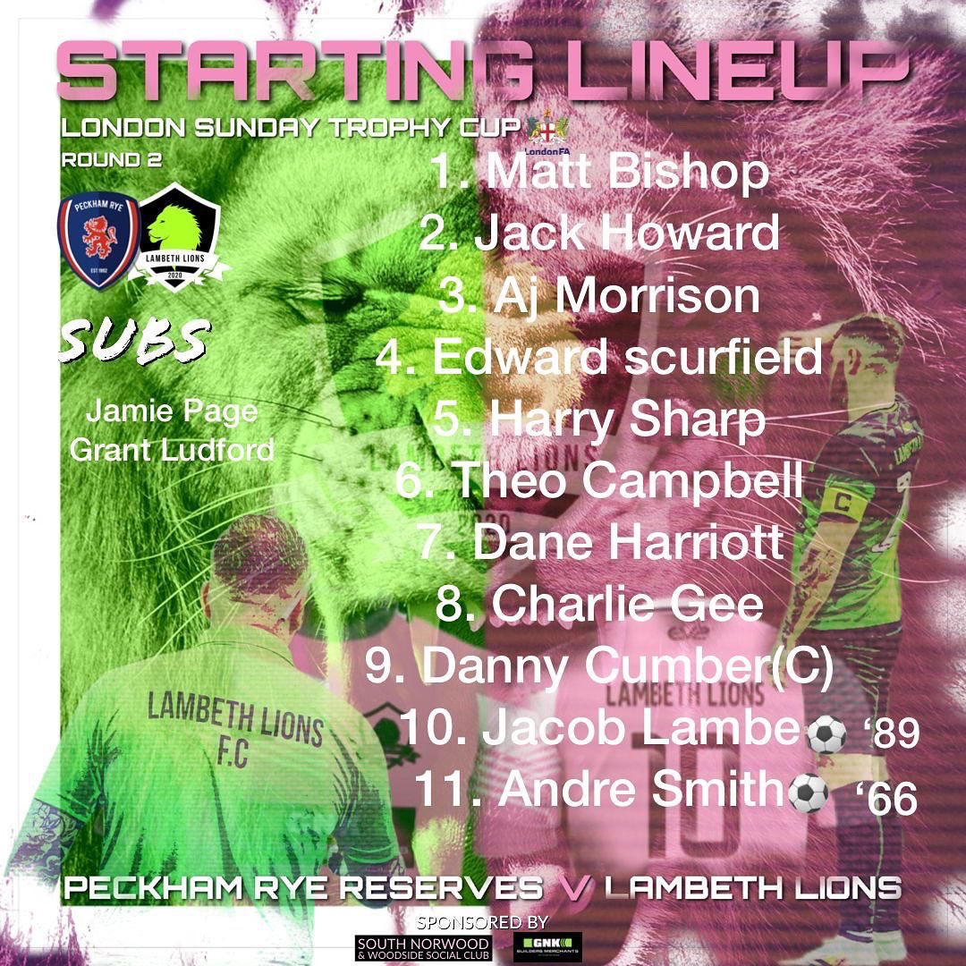 Our journey in the London Cup continues.Awful performance from us  with 8 men absent this week but showed good resilience to come back from 2-0 down.this was an absolute derby!!Very entertaining game.Why does no one want to see us win tho ??#feedemtothelions #welcometothelionsden