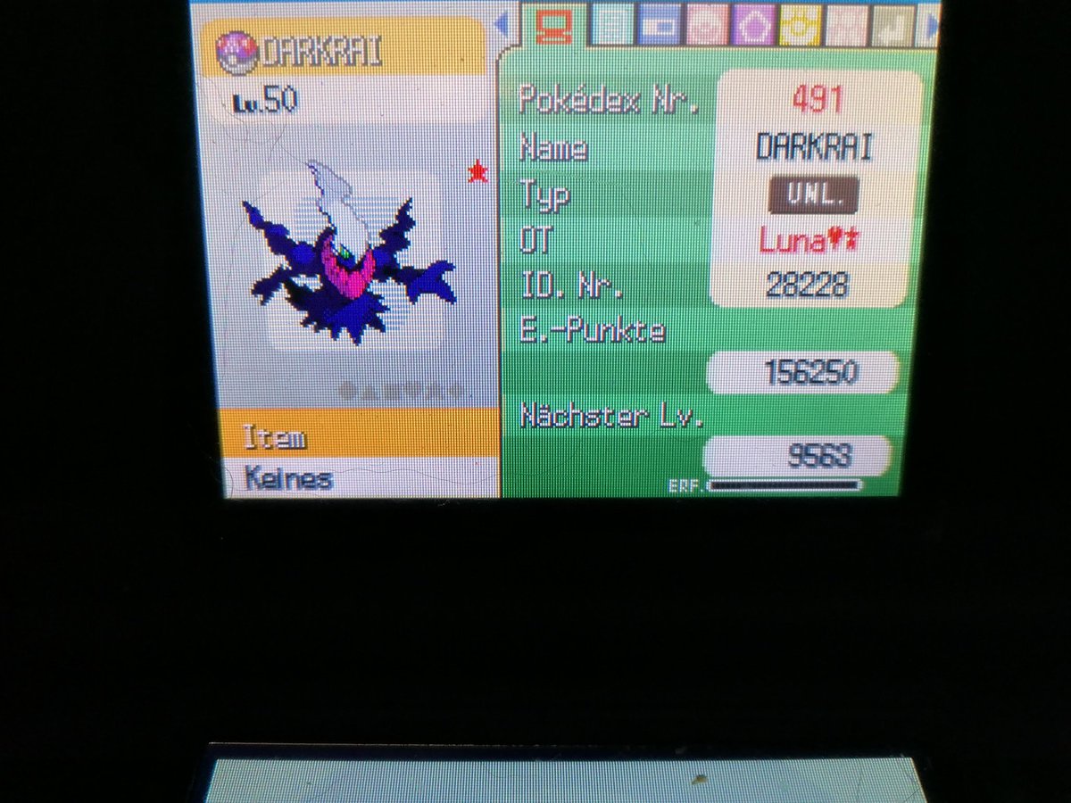Luna51454503's tweet photo. Shiny Darkrai after 589 sr total I didn't realize that 😅✨ First drop after my break and first for the Spooktober 🎃 Shiny living dex 179/898 #shunten #spooktober  @laniha95 @TheSakatiS @Oliver_MKP @speed0373 @bylowie20 @bushidooootiger @Gaijin1986 https://t.co/0H77hGl4uZ