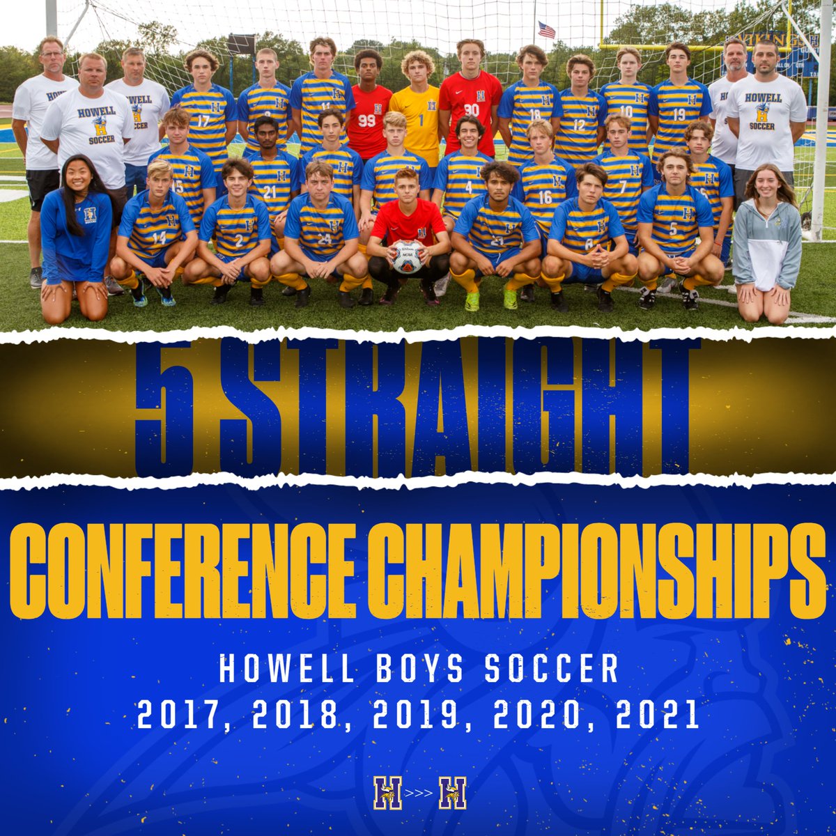 FHVikings's tweet photo. Congrats to Boys Soccer on clinching their 5th straight conference championship with their 3-2 win over FZW last night. #1Team1Family https://t.co/7cS2IK2jCl