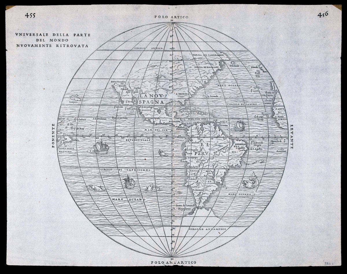 crouchrarebooks's tweet photo. RAMUSIO, Giovanni Battista and GASTALDI, Giacomo. Universale della parte del mondo nuovamente ritrovata. [Venice, 1565].

​#America #raremaps #antiquemaps #maps #cartography #mapstagram #mapcollector https://t.co/w63kyoGB1r