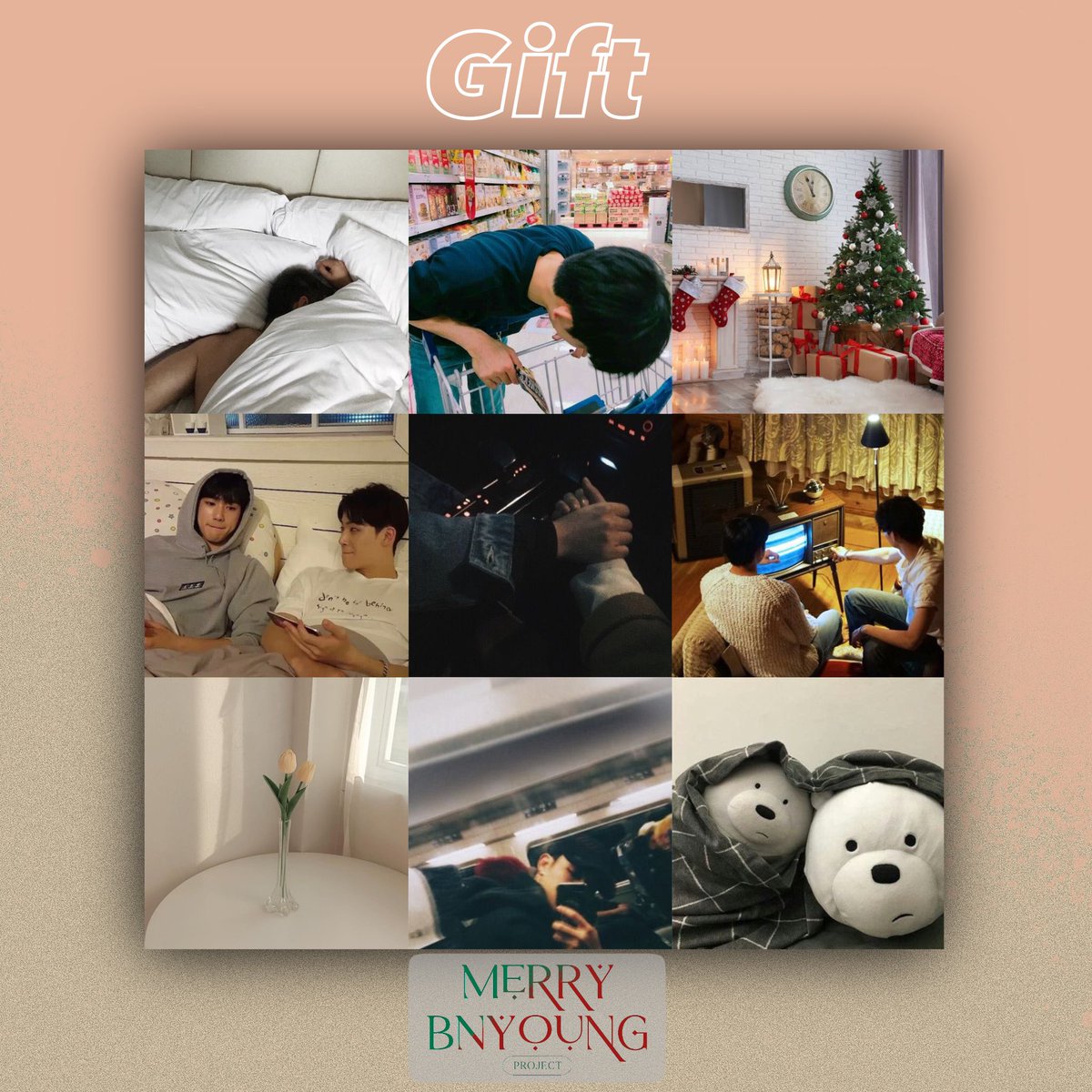 MerryBnyoung's tweet photo. Concept Fiction Spoiler

- Gift -
                              By Dark Sky.. 

#MerryBNyoung #bnyoung #jayb #Jinyoung #ปมนยอง #재범 #진영 https://t.co/m2XGFGfh4t
