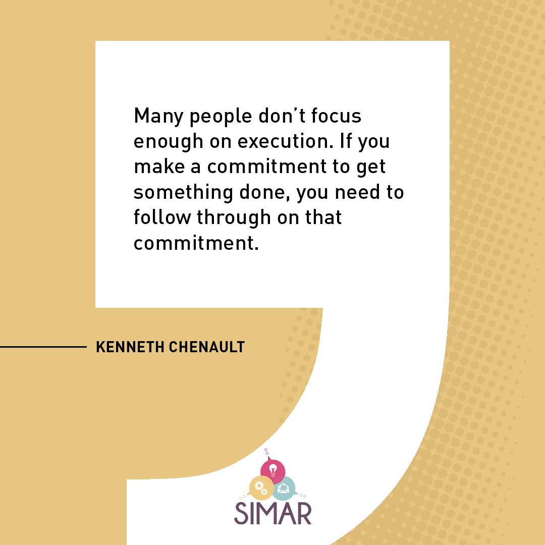 SiMarInc's tweet photo. “Many people don’t focus enough on execution. If you make a commitment to get something done, you need to follow through on that commitment.” – Kenneth Chenault  

#digitalmarketing #socialmediamarketing #socialentrepreneurship #socialmediamarketing #TeamSiMar https://t.co/Jc0wkDbHS1