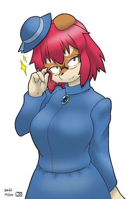 ハイジのロッテンマイヤーさんの衣装でドヤァ 