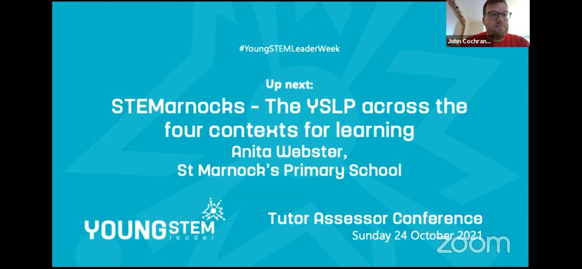 DrAWebster's tweet photo. Thank you for the opportunity to share our work @stmarnockspri at today's #TAConference 

STEMarnock's - The @YoungSTEMLeader
Programme across the four context for learning
#YoungSTEMLeaderWeek https://t.co/HbEOZSmvSJ
