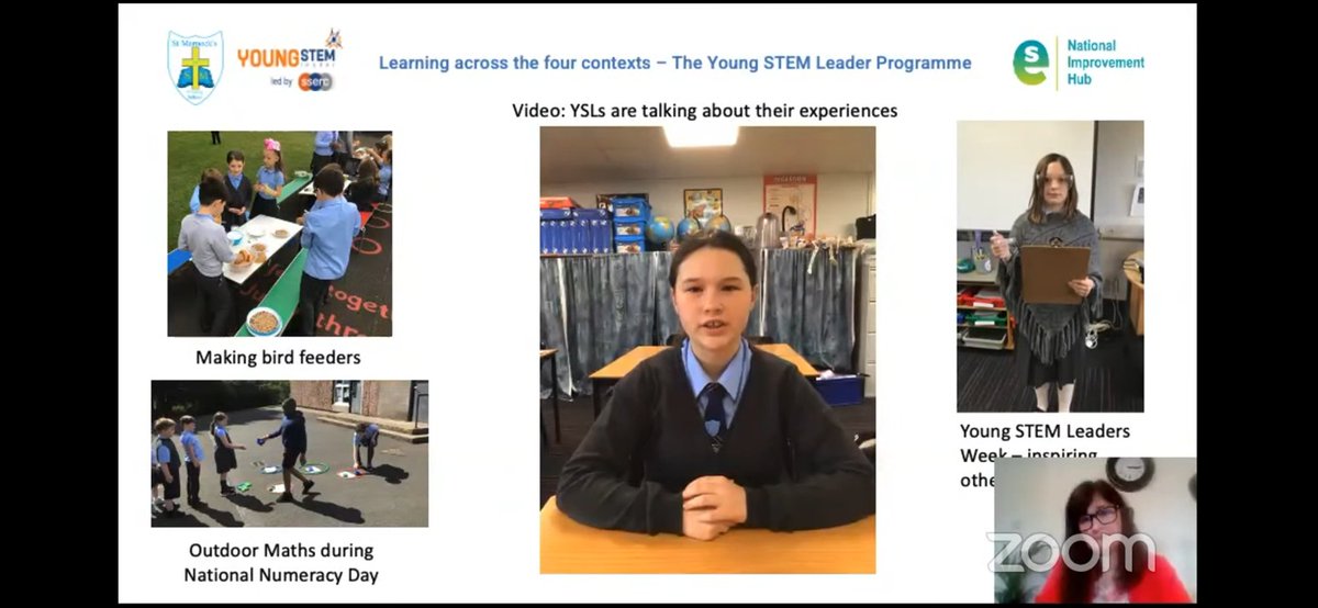 DrAWebster's tweet photo. Thank you for the opportunity to share our work @stmarnockspri at today's #TAConference 

STEMarnock's - The @YoungSTEMLeader
Programme across the four context for learning
#YoungSTEMLeaderWeek https://t.co/HbEOZSmvSJ