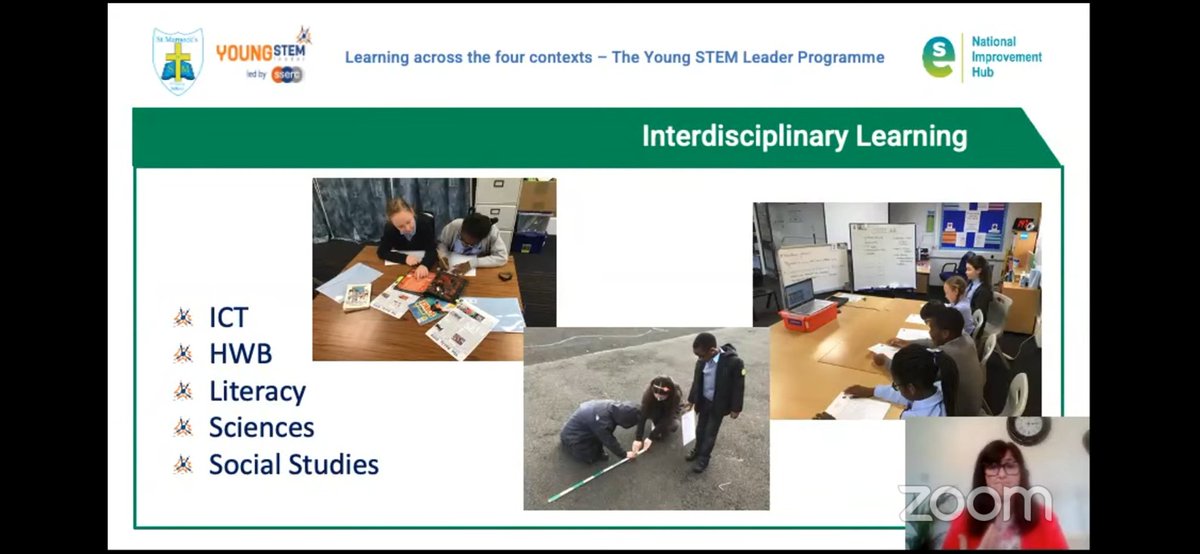 DrAWebster's tweet photo. Thank you for the opportunity to share our work @stmarnockspri at today's #TAConference 

STEMarnock's - The @YoungSTEMLeader
Programme across the four context for learning
#YoungSTEMLeaderWeek https://t.co/HbEOZSmvSJ