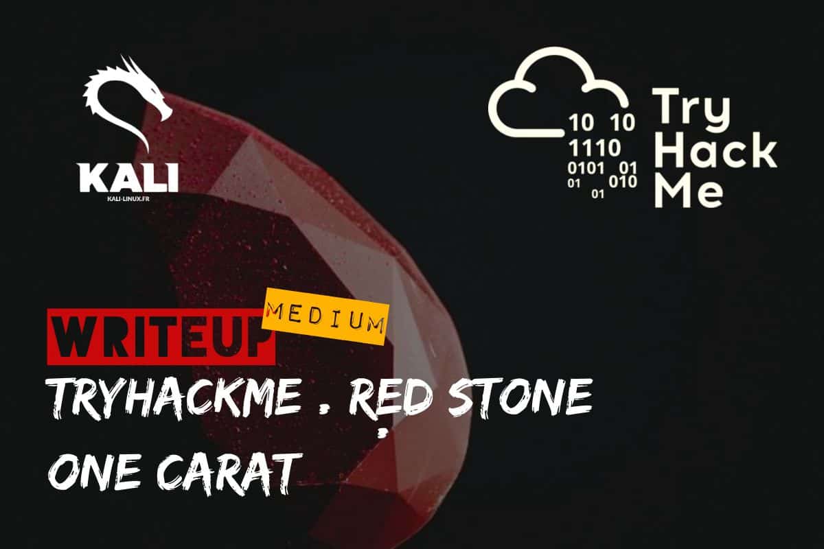 KaliLinuxfr's tweet photo. (Tryhackme « Red Stone One Carat »: Writeup) - #CTF #medium - suivez le lien https://t.co/1IUcnetYwT https://t.co/Z1MHVh1TKV