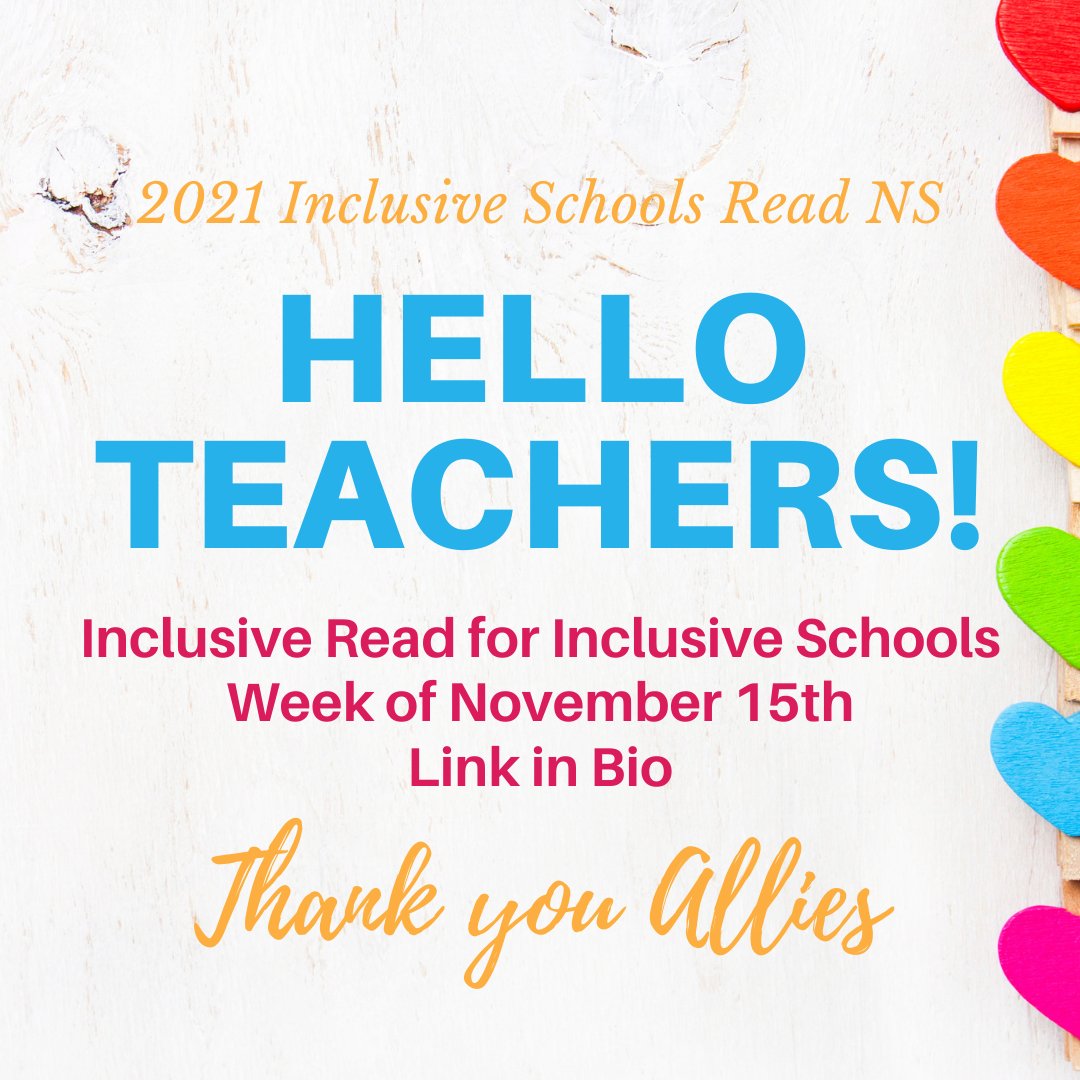 thepinkballoon3's tweet photo. Hello teachers! Q: Signed up for Inclusive Read for Inclusive Schools FREE event on #TransAwarenessWeek ?
Pick a book &amp; read + lesson plans Creating space where every child thrives! https://t.co/PbxYkyLmph @mrsjennleblanc @withwozney @AVRCE_LITERACY
@HRCE_NS @HuestisMrs @MrsPay1 https://t.co/XCAHw7ZDGP