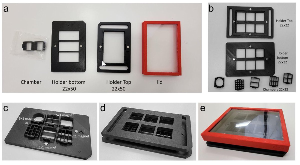 vnzloy's tweet photo. Mod3D: A Low-Cost, Flexible Modular System of Live-Cell Microscopy Chambers and Holders
Carlos Barba Bazan, Siobhan Goss, Christina Peng, Nola Begeja, Celeste Suart, Kaitlyn Neuman and Ray Truant
bioRxiv. posted 19 October 2021, 10.1101/2021.10.18.462400
https://t.co/kjmtbKh4H1 https://t.co/SYhAfMfrjg