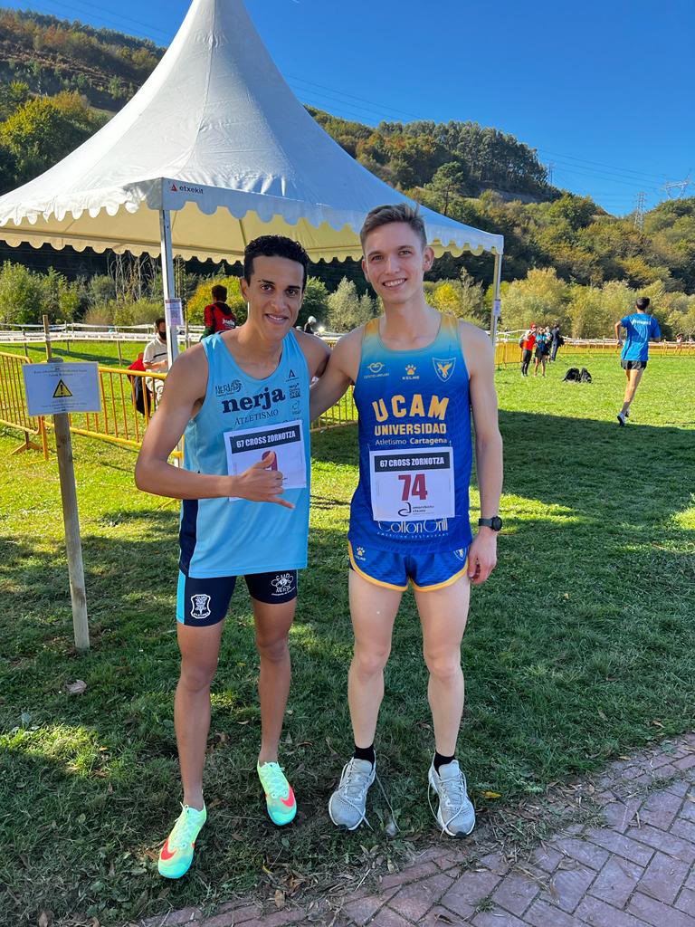 GabiLorente's tweet photo. 🌿 Cross de Zornotza 🌿

Ouassim Oumaiz inicia la temporada de cross con un gran segundo lugar tras un gran final de carrera. 

Marcos Burdaspar también fue participante de este cross, catalogado de categoría gold según la #WorldAthletics

#gprojectteam #teamgproject #cross https://t.co/VSfi4xdThD