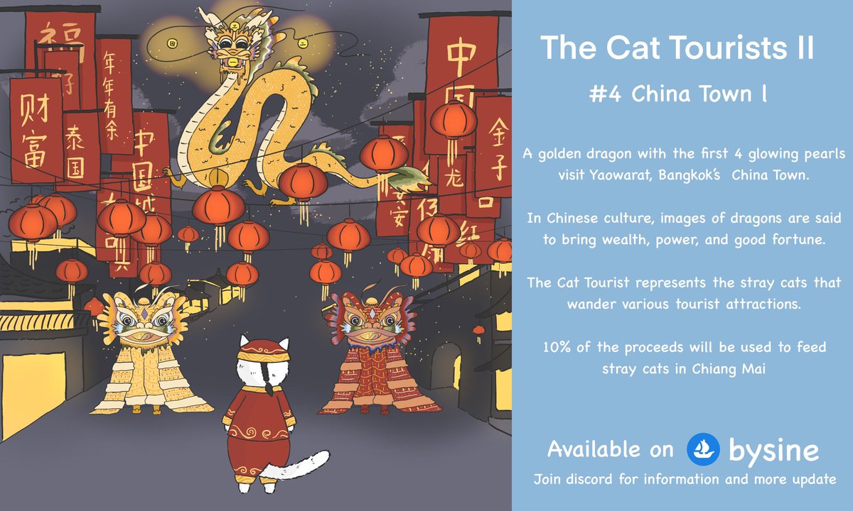 sinebysine_'s tweet photo. The Cat Tourists ll 

Inspired by 4 stray cats I rescued and 10 % of each proceeds will be used to feed stray cats in Chiang Mai
Check out 
#3 https://t.co/tQYSPdoz2Z
#4 https://t.co/ui7LVW3I5b
#5 https://t.co/ANixUhdNYR

More in the thread🔻 https://t.co/Tk4BzCvXmJ