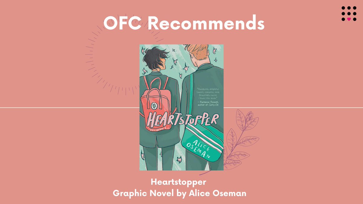 onefuture_india's tweet photo. We're back with #OFCRecommends!
Every Sunday, we recommend something to our community from books that stayed with us, to podcasts we just can't stop listening to.
This week, Sanchi would like to recommend Heartstopper by @AliceOseman
#Recommendations #NuturingRadicalKindness https://t.co/B34NPegohy