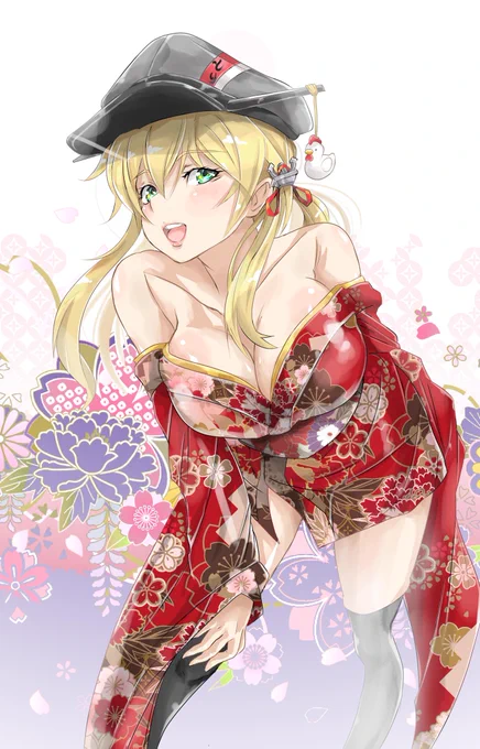 #このタグを見た人は一番えっちな海外艦を貼る
プリンツ!
かなり前に描いたのを…笑
確か酉年のときの 