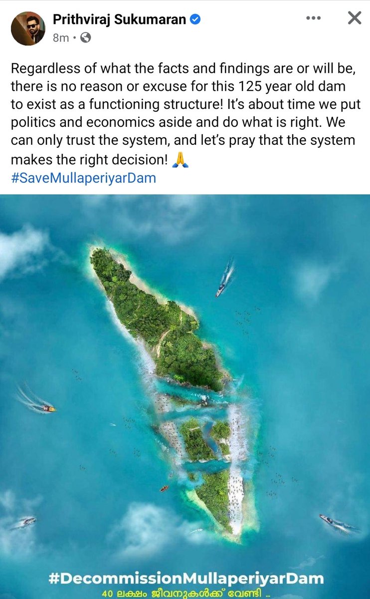 #DecommissionMullaperiyarDam