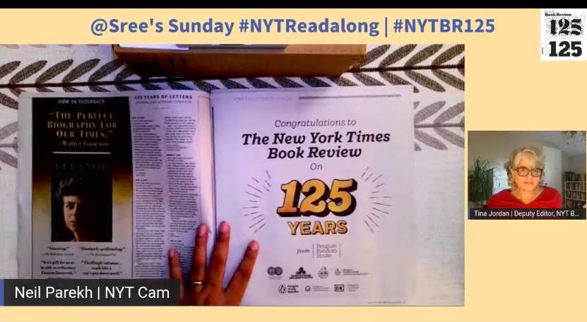 ThereseSteiner's tweet photo. .@TinaJordanNYT talks about her favorite group of readers' letters written into @nytimes Book Review, which came in after 1905 publication of  #EdithWarton "House of Mirth". Letters kept rolling in for 6 months. #NYTBR125 

 On #NYTReadalong @sree @neilparekh https://t.co/lPAmehEbti
