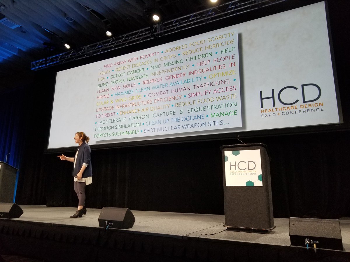 At #HCDcon. What technogy can we use to solve human(ity) problems at scale? Don't forget to download <a href="/kateo/">Kate O'Neill</a> strategic optimism pdf!