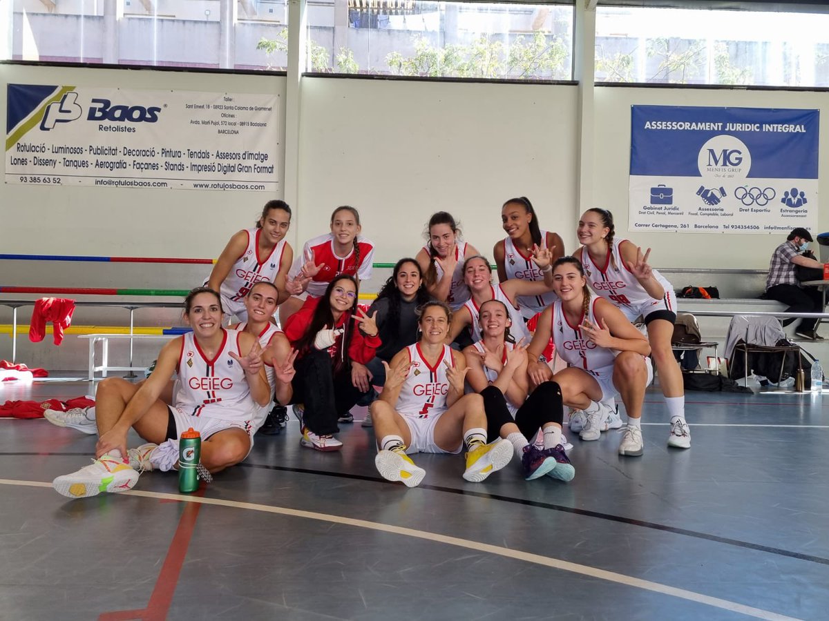 👏🏻 TERCERA CONSECUTIVA! El #LF2 aconsegueix una important victòria a la pista del <a href="/FemSantAdria/">Bàsquet Femení Sant Adrià (FSA) 💜</a> (58-65). 

🤩 Som-hi, <a href="/geieg1919/">GEiEG</a>!