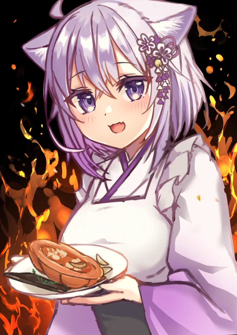 ごはんありがとう
#絵かゆ 