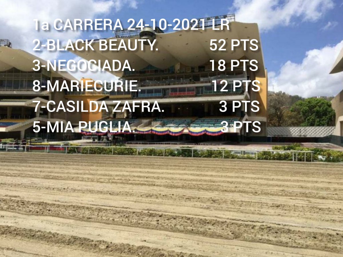 Edwinzamd78's tweet photo. #Hipismo
#LaRinconada
#INH
#Deportes
#5y6 
@OmarKhayyam6 @BOBLOVERA @haraspaumar @reydavid85 @Soypatiyalodije @GilbertOsuna @m_estiben @elyaquein @mrodoficial @AlbanyG18855428 @radiomacha @CONDORMANIA1
INFORMACIÓN DE LA CATEDRA
1a CARRERA https://t.co/2Srmhohky4