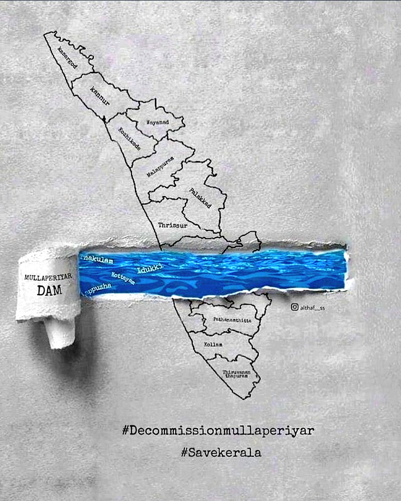 amarsurendran99's tweet photo. It costs the life of 4 million people 🙏

Let's join together and show our unity 💪💪

#DecommissionMullaperiyarDam #SaveKerala https://t.co/S2tg68Wb3p