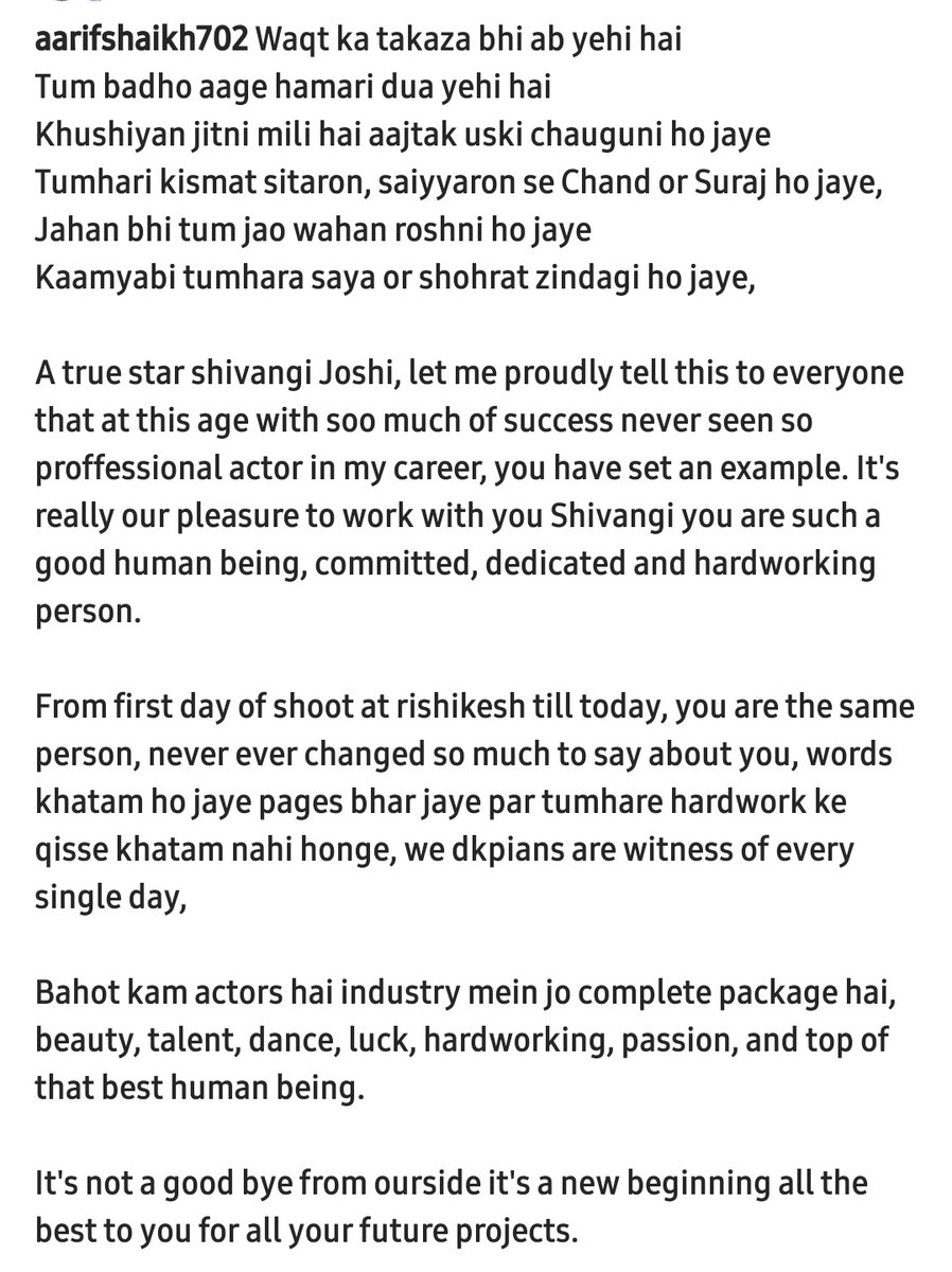 Kajal_Shi's tweet photo. The caption🥺
Ek ek word sach hai🥺❤
I stand d best🥺❤
@shivangijoshi10 so so proud of you gal, stay d same.💫
#ShivangiJoshi https://t.co/9nwhqOqkjV