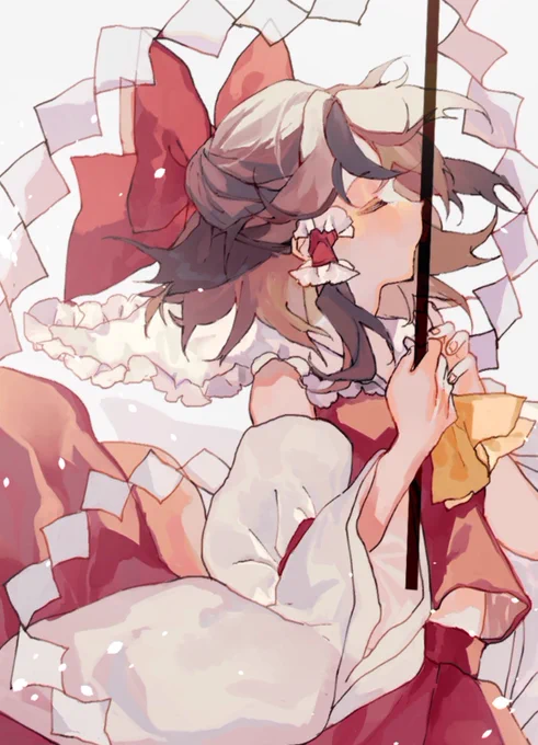 春例イラスト本より霊夢 