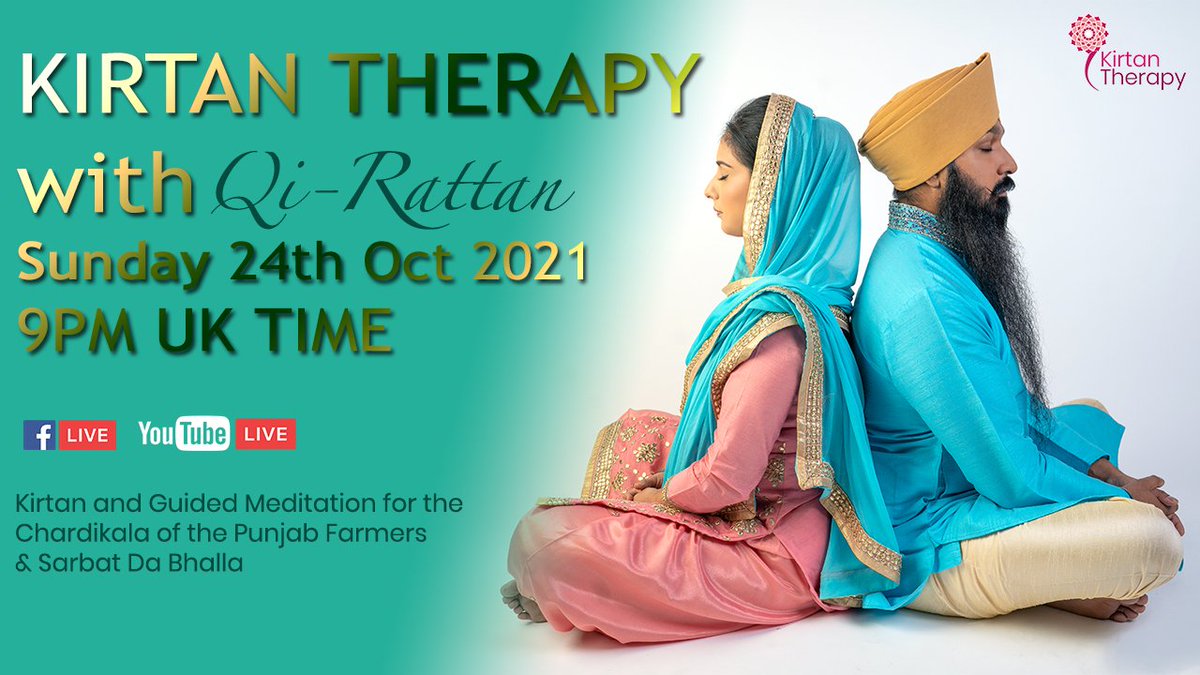 QiRattan's tweet photo. Since we're away doing our Level 2 Gurmat Retreat next weekend we'll be going live tonight at 9PM UK Time - YouTube and Facebook Only 😉❤ https://t.co/0pj2TqY3wa