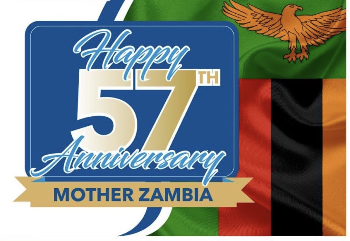 We join all Zambians in celebrating the country’s 57th Independence anniversary.

#zambia #zambiaindependence #ZambiaAt57
