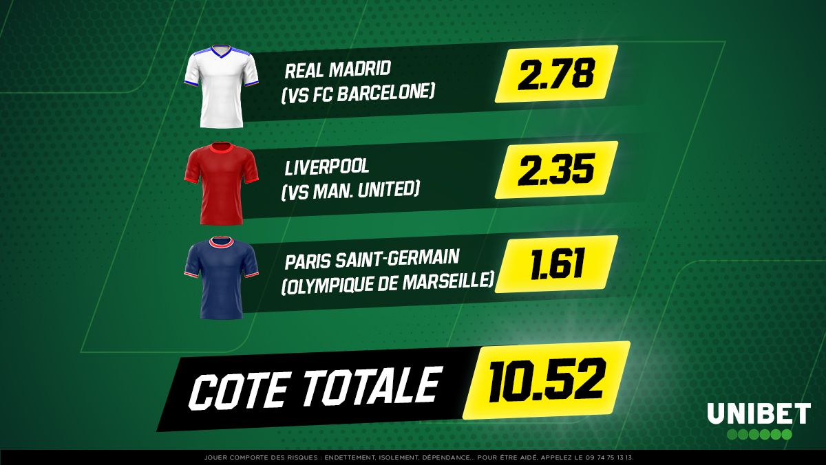 UnibetFrance's tweet photo. 💥 Votre combi du 𝕊𝕦𝕡𝕖𝕣 𝕊𝕦𝕟𝕕𝕒𝕪 !

▶️ 5 x 10€ dans les RT si ça ne passe pas 💸 https://t.co/XtNzdquYJF