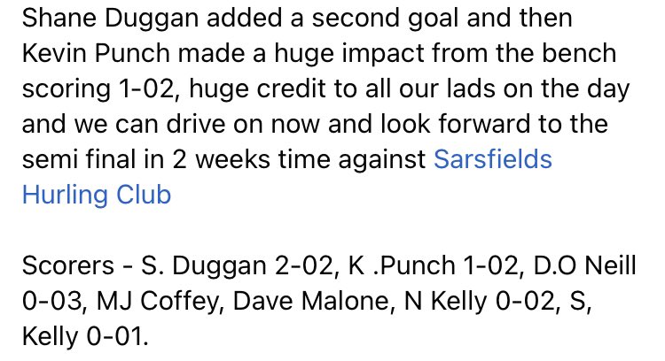 Mayfield GAA tweet media