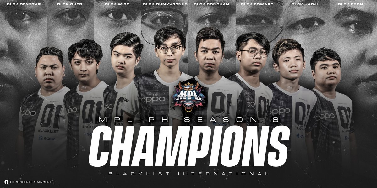 TrulyTopTier's tweet photo. Once again, we have proven that we are #TrulyTopTier.  
Our team Blacklist International is the MPL-PH Season 8 Champion! 

Thank you #OneFam for supporting us in protecting the crown. 👑
 
#BreakTheCode #ProtectTheCrown 
#BackToBackChampion #MPLPHS8 https://t.co/gau7YTx1Qc