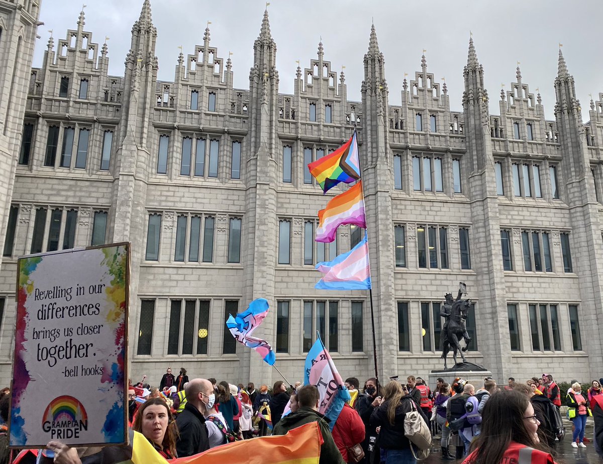 aDebRoberts's tweet image. Sun, wind and smiles in #Aberdeen at #Grampian #Pride this morning. Supporting diversity &amp;amp; inclusion. #JustBeYourself
@JamesHuttonInst @Hutton_LGBTplus