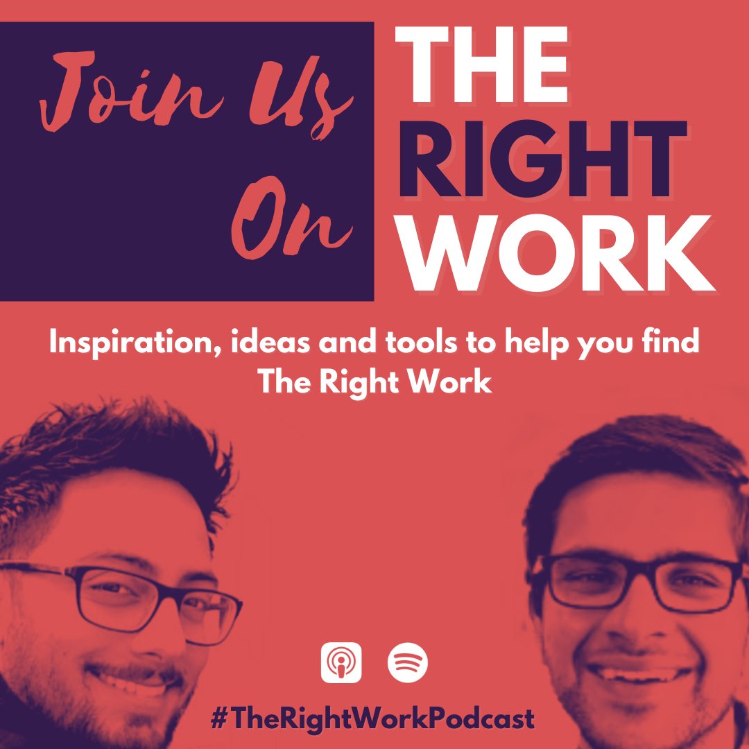 TheRightWork's tweet photo. Wondering what The Right Work Podcast is all about? Check out our trailer episode to find out more!

https://t.co/T9PBtbNG9J

We cover big questions like: what does #therightwork look like; and how can we take practical steps forward towards finding it? 

#careers #careerpodcast https://t.co/7CzXAv9yJj