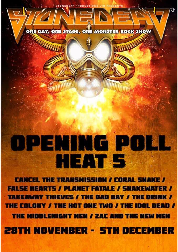 We’re happy to announce that we’ve made it through to the heats stage to open Stonedead Festival 2022! ⚡️

Voting for our heat will be from 28th November - 5th December so keep your eyes peeled for announcements coming soon! 👀

#stonedeadfestival2022 #cancelthetransmission