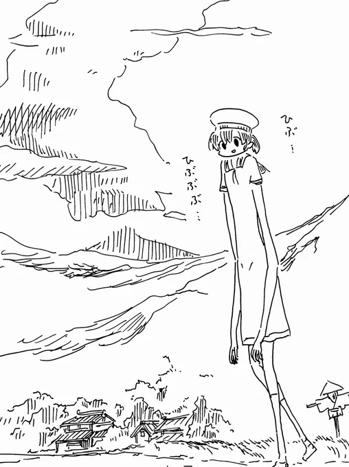#今年も残りわずかなので今年一番伸びた絵を貼る見た絵描きさんも強制でやる
物理的に1番伸びたんじゃあないでしょうか 