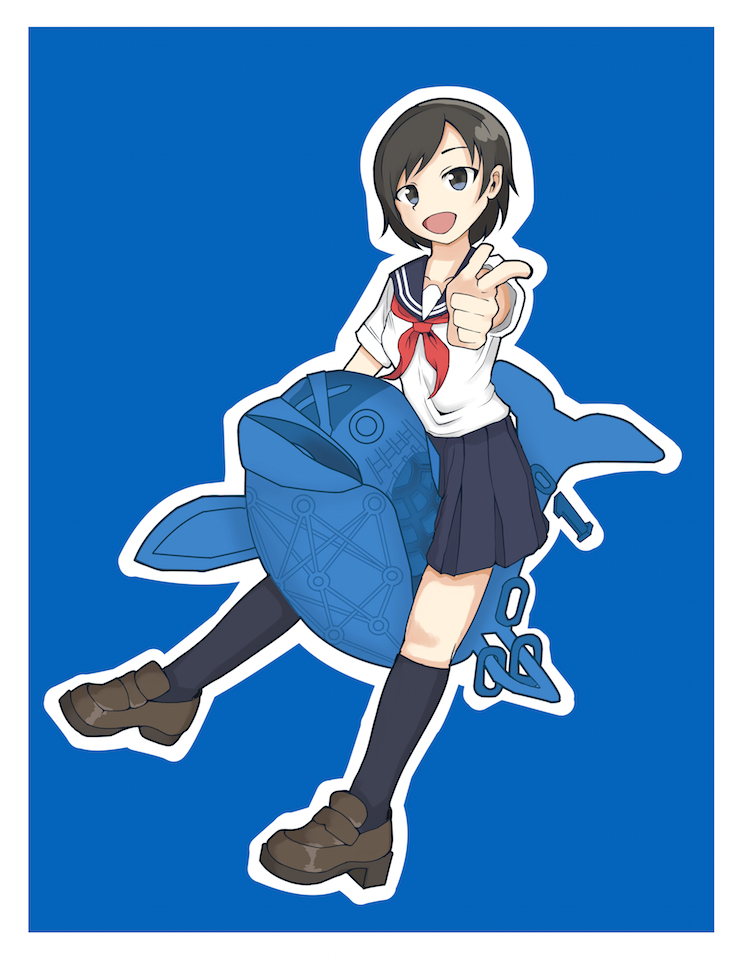 このキャラクターを描いてなんだかんだ4年たってるのか...(アホ毛が生えたり生えなかったりしてる) 