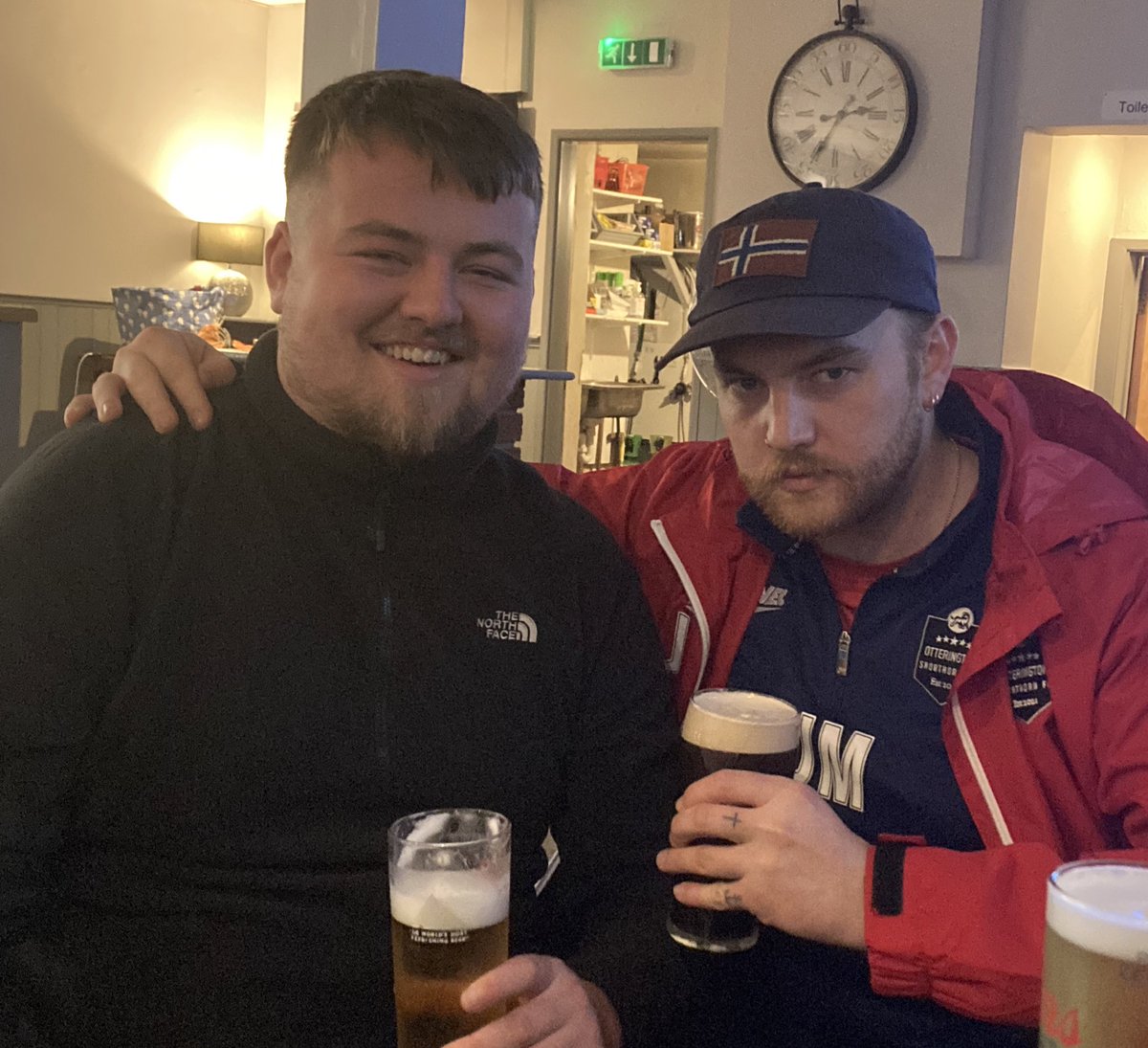 Sharing a pint with the local enemy. <a href="/OddiesWMC/">Oddies</a> 

We will see you soon…