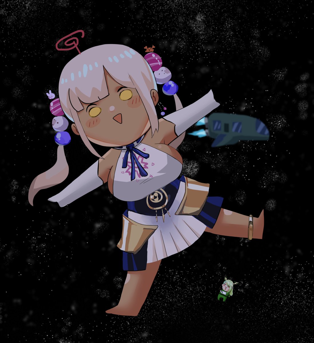 i_tgoo's tweet photo. COUPLE #galaxillust  #FineFaunart #holoCouncil https://t.co/MPV8u1x1qs