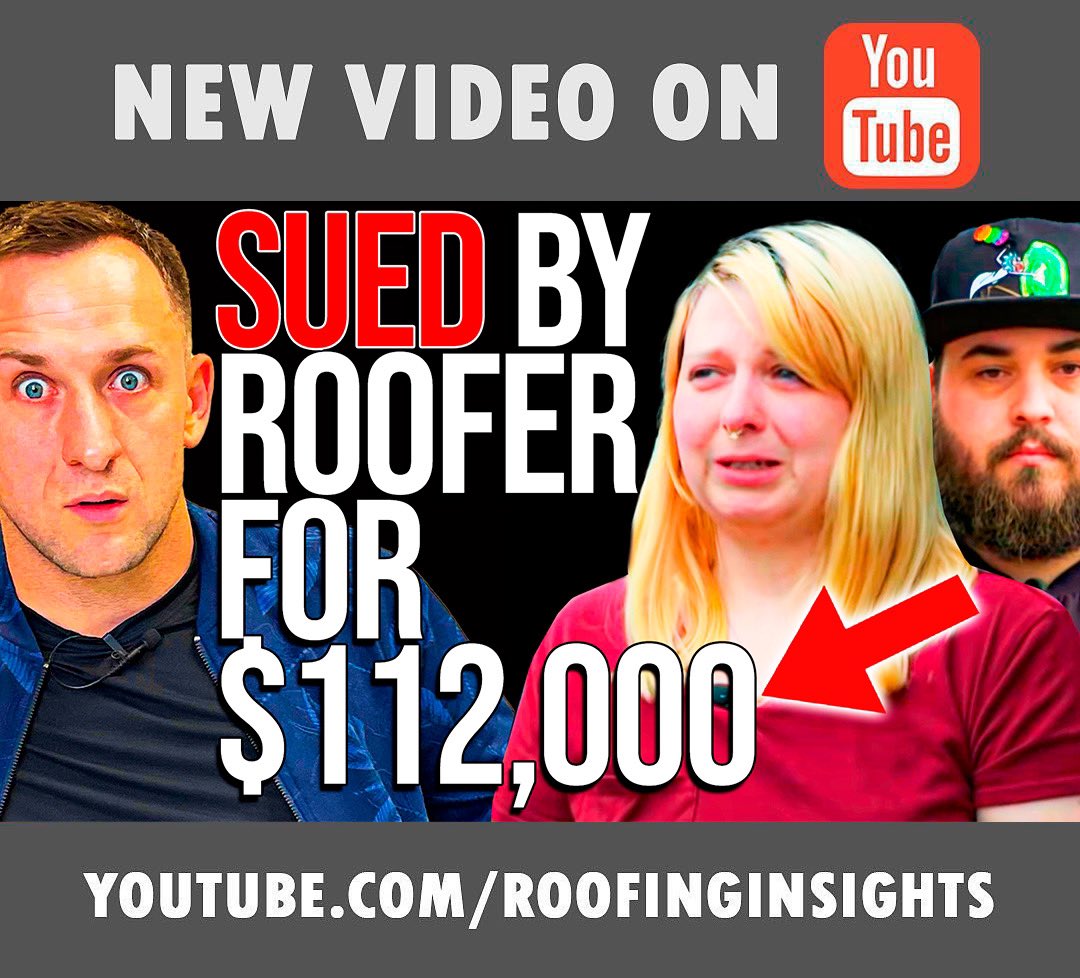 roofinginsights's tweet photo. Tenant Sued for $112,000 for 1 star review to Roofing Company | Streisand Effect https://t.co/YzejkM1oAY https://t.co/yypvcU5aXT