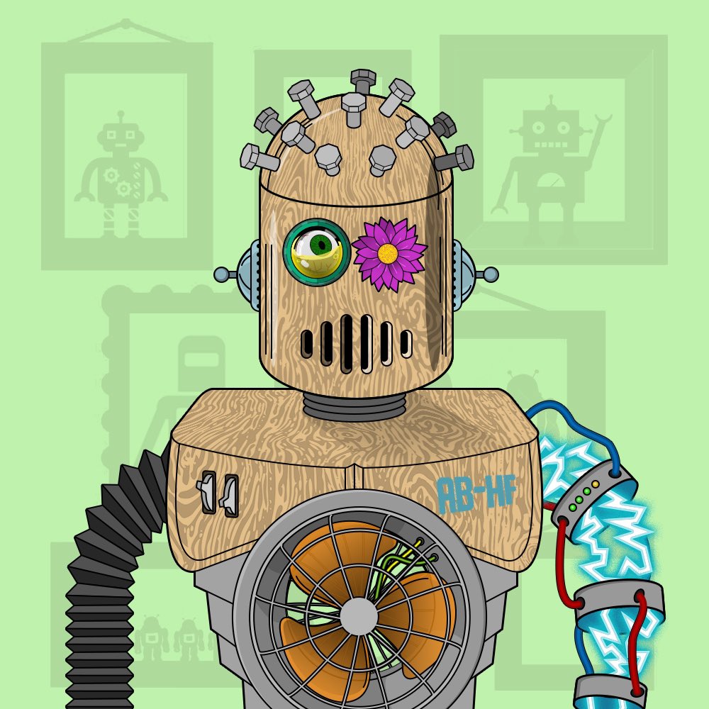 absurdbots's tweet photo. AbsurdBot #1662 knows what is like to be a Huge Fan of Hard Wood. Don’t you want it to be yours? Check the #NFTGiveaway post pinned in profile and learn how to get it for free!
#nft #nftcollector #NFTcollectibles #nftcollector https://t.co/BjsyPZbuve