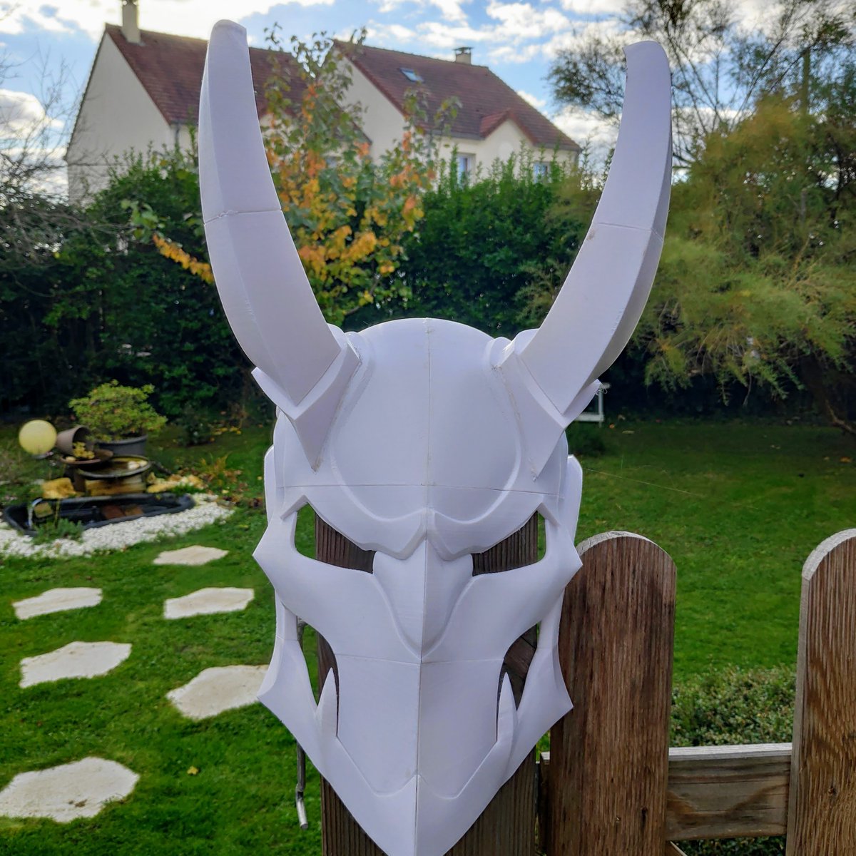 wericless's tweet photo. Impression du masque Blood Moon Jhin #LeagueOfLegendsFanArt .
Environ 100 heures pour imprimer toutes les pièces sur @Prusa3D Mini+
https://t.co/cYGuuBebGQ.
Fichier d'origine ici : https://t.co/uKvN8GkBuF.
@Cults3D @LoL_France #3dprint #3dpinter #3Dprinting #3dprinted https://t.co/OZOt7oYMy1