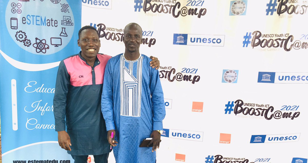 cedric_mimbe's tweet photo. Rencontre avec mon frère et tous alumni @yalidakar @NPinah venu du Tchad 🇹🇩 pour le #BoostCamp2021 #UNESaYouthICTcet partage son expérience. De bons moments d’échanges et de networking. L’#Afrique plus que jamais unie grâce à sa #jeunesse dynamique et #innovante. Welcome to 🇨🇲🌍 https://t.co/BtN6zPy3td