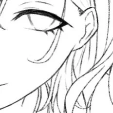 線画時点で泣きぼくろ入れてたけど上から描いた髪の触覚のせいで見えなくなっているだと…!! 