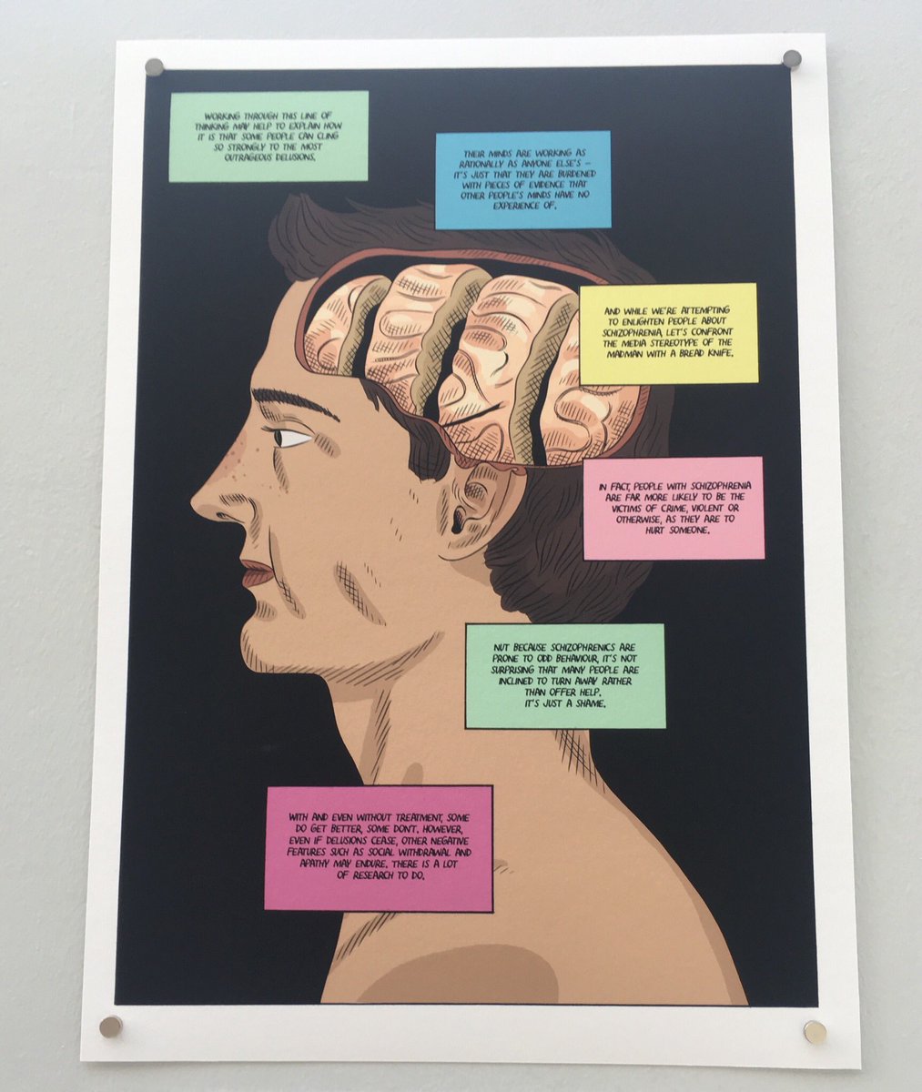 DotMDConf's tweet photo. Some of the fantastic art that featured at our #GraphicMedicine exhibition at #dotMD19. 

• Curated by @TheBadDr
• Kindly sponsored by @GalwayClinic https://t.co/DPATCmnhqM