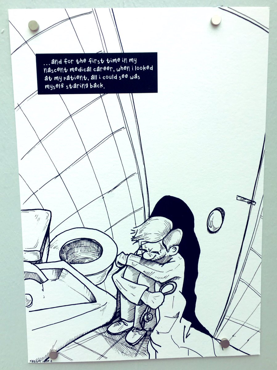 DotMDConf's tweet photo. Some of the fantastic art that featured at our #GraphicMedicine exhibition at #dotMD19. 

• Curated by @TheBadDr
• Kindly sponsored by @GalwayClinic https://t.co/DPATCmnhqM