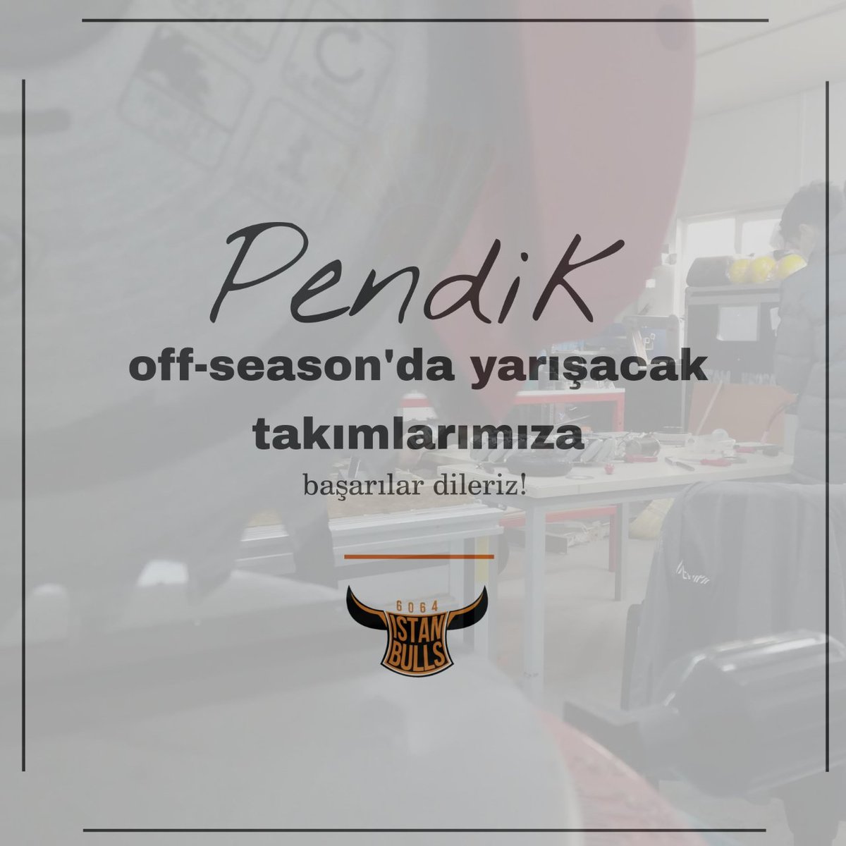 istanbulls6064's tweet photo. Pendik Off-season'da Yarışacak Tüm Takımlarımıza Başarılar Dileriz.🤖
#pendikoffseason #First #frc
#firstffc #frcturkey
#fikretyukselfoundation #6064 https://t.co/jV2UAqrerP