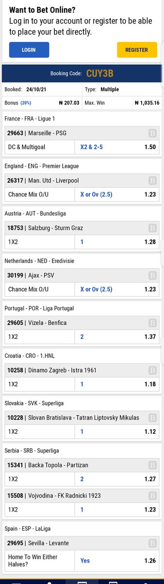 TheLockTips's tweet photo. 10odds👉CUY3B🔞

Register &amp; play here👉
https://t.co/MrYN8kVGl7

#ThatBetKingFeeling https://t.co/cFOFVCyAht